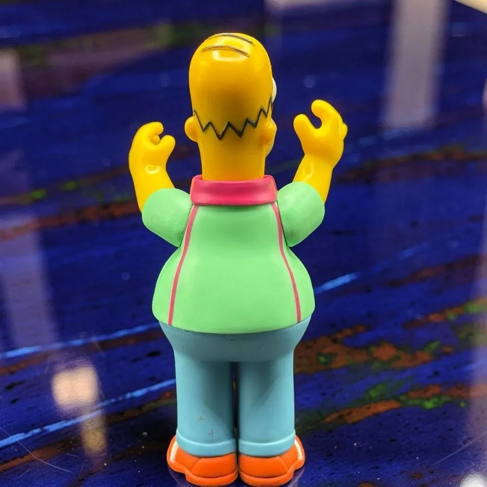2000 Playmates The Simpsons World of Springfield Pin Pal Homer Figure 5” A66